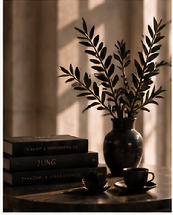 Books and olive branches